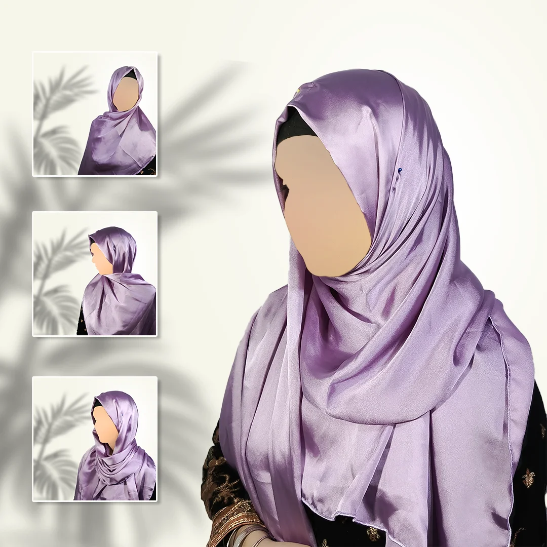 Lilac Satin Silk Staller | Ultra Smooth, Luxuriously Subtle - Image 4