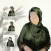 Olive Luxe Satin Silk Staller - Image 3