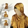 Burnished Gold Gazan Shehnaz Silk Staller - Image 2