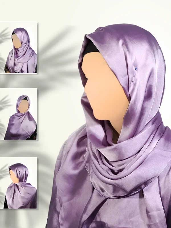 Lilac Satin Silk Staller | Ultra Smooth, Luxuriously Subtle