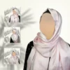 Blush Rose Satin Silk Staller - Image 3