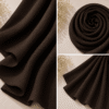 Woman wearing RidaZe Espresso Brown georgette chiffon hijab – modest fashion scarf for girls Pakistan