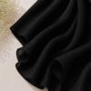 RidaZe black georgette chiffon hijab scarf — lightweight and breathable 72x29 inch plain black staller for women and girls in Pakistan