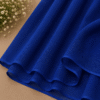 Royal blue georgette chiffon hijab draped boldly — RidaZe 2. Cobalt blue lightweight chiffon staller for university and formal wear — RidaZe 3. Close-up texture of royal blue georgette hijab fabric — RidaZe Pakistan