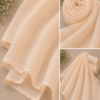 Cream georgette chiffon hijab by RidaZe Pakistan