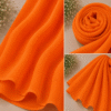 Orange georgette chiffon hijab by RidaZe Pakistan